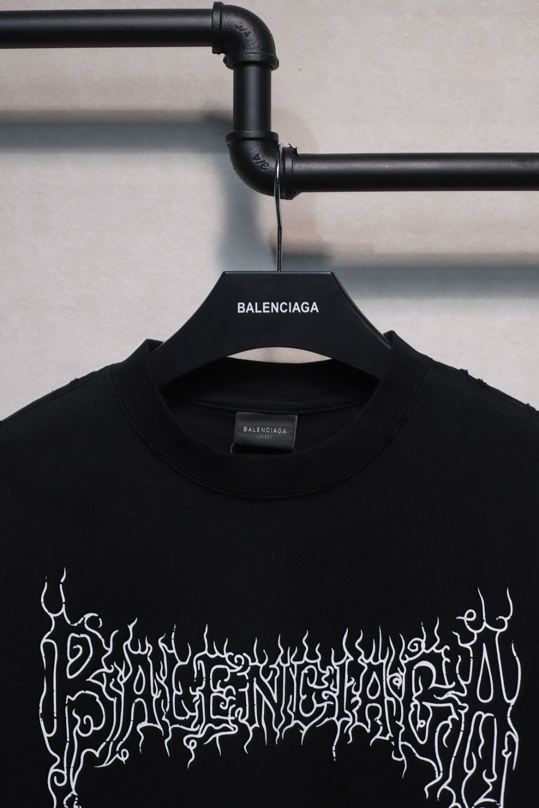 Balenciaga Dark Wave Oversized T-Shirt（25IFET77 ）