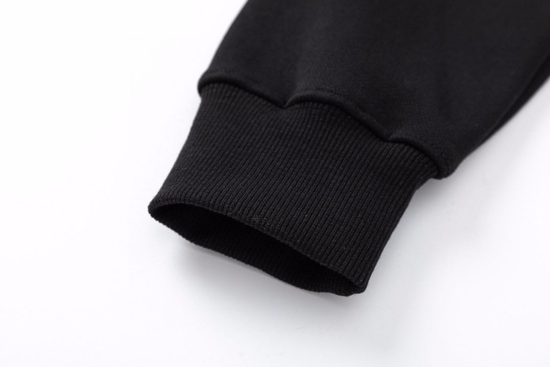 CELINE Loose Celine Sweatshirt / Cotton Fleece "Black"CELINE  (2Y468052H-38NO）