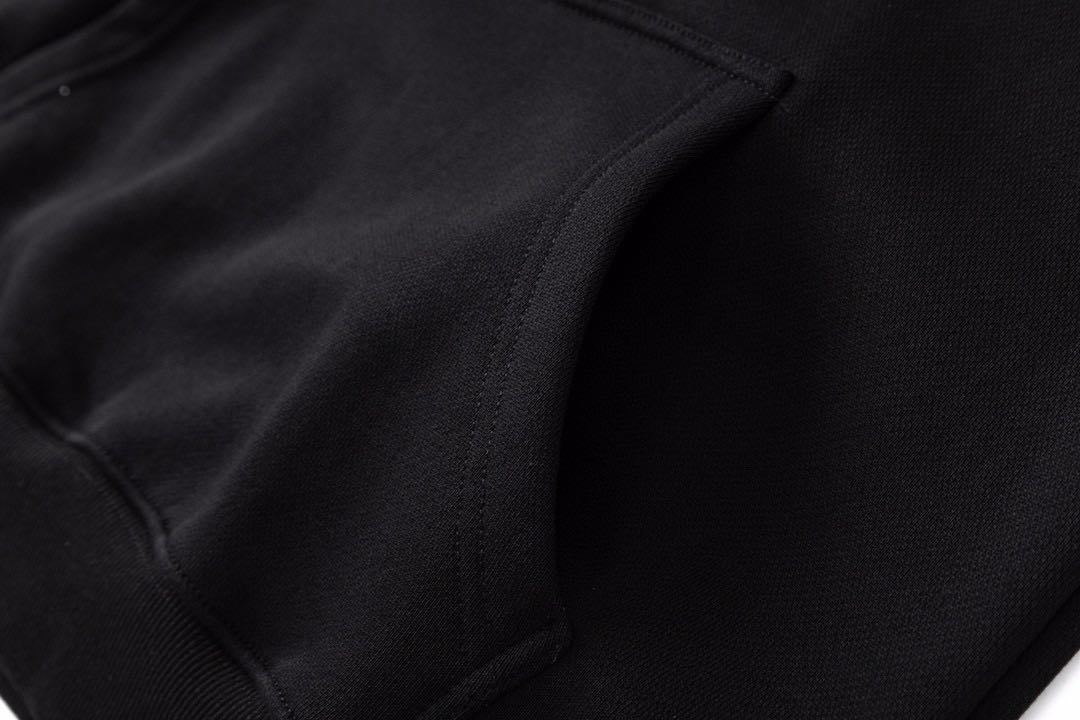 CELINE Loose Celine Sweatshirt / Cotton Fleece "Black"CELINE  (2Y468052H-38NO）