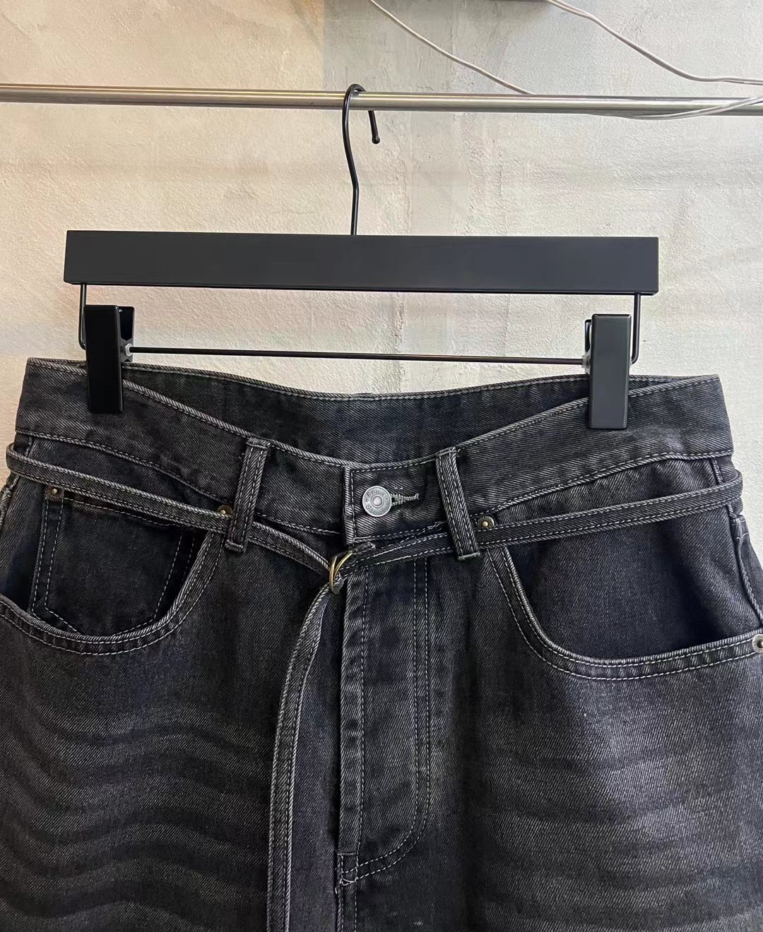 Acne Studios Roland Denim Shorts Vintage Black (BE0063-900）