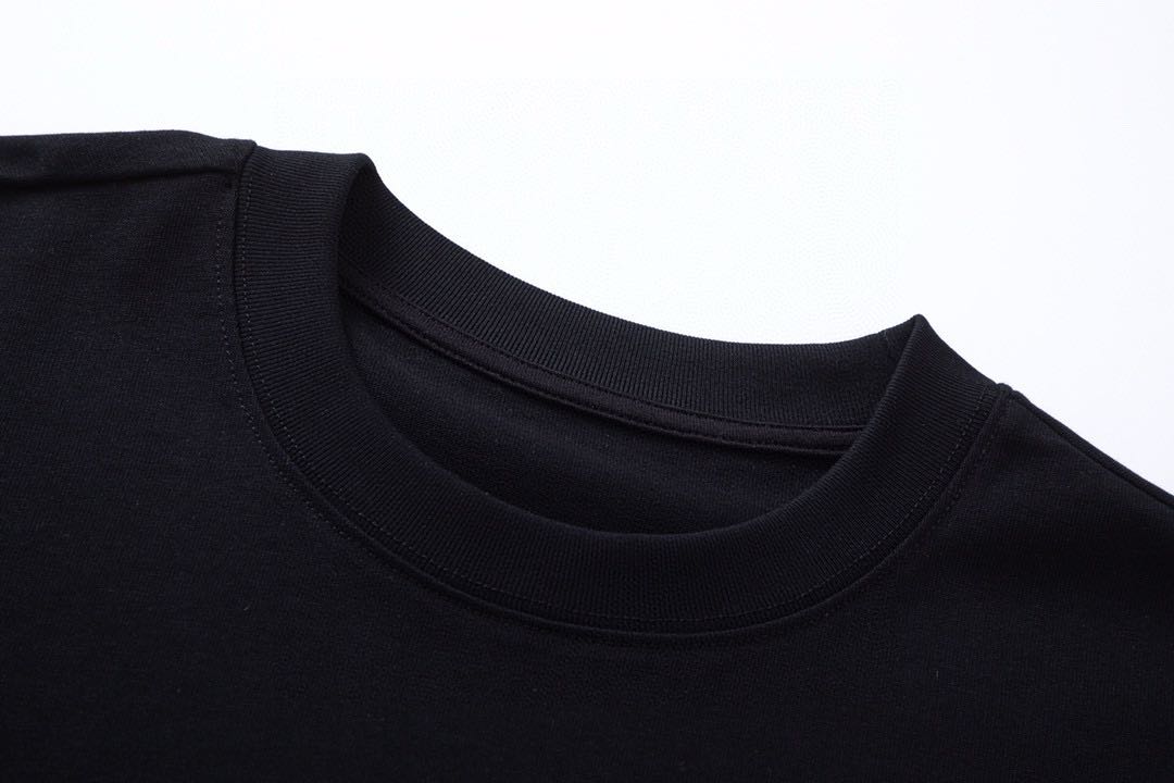 DIOR Christian DIOR Atelier Logo Crewneck Unisex Black（863J621I0533-C980）