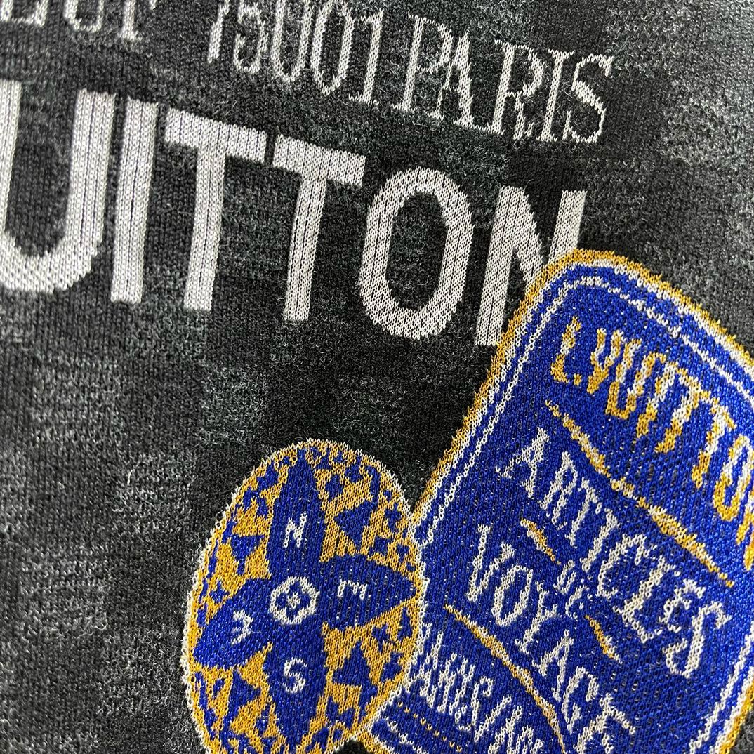 Louis Vuitton Damier Monogram Crew Neck T-Shirt（1AHVMR）