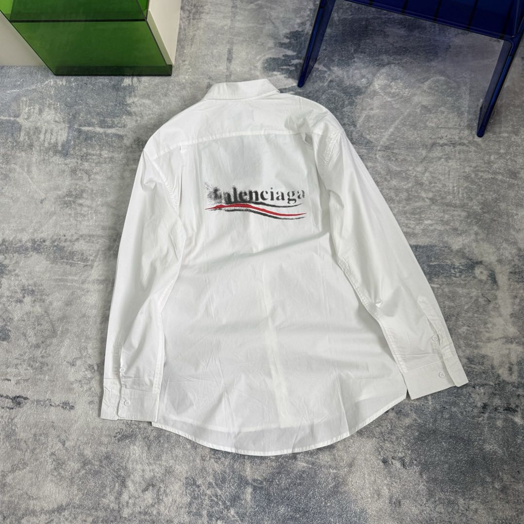 Balenciaga Back Print Shirt(790731TNM609000）