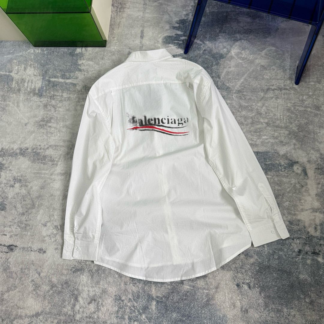 Balenciaga Back Print Shirt(790731TNM609000）