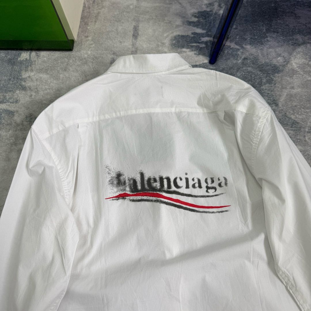 Balenciaga Back Print Shirt(790731TNM609000）