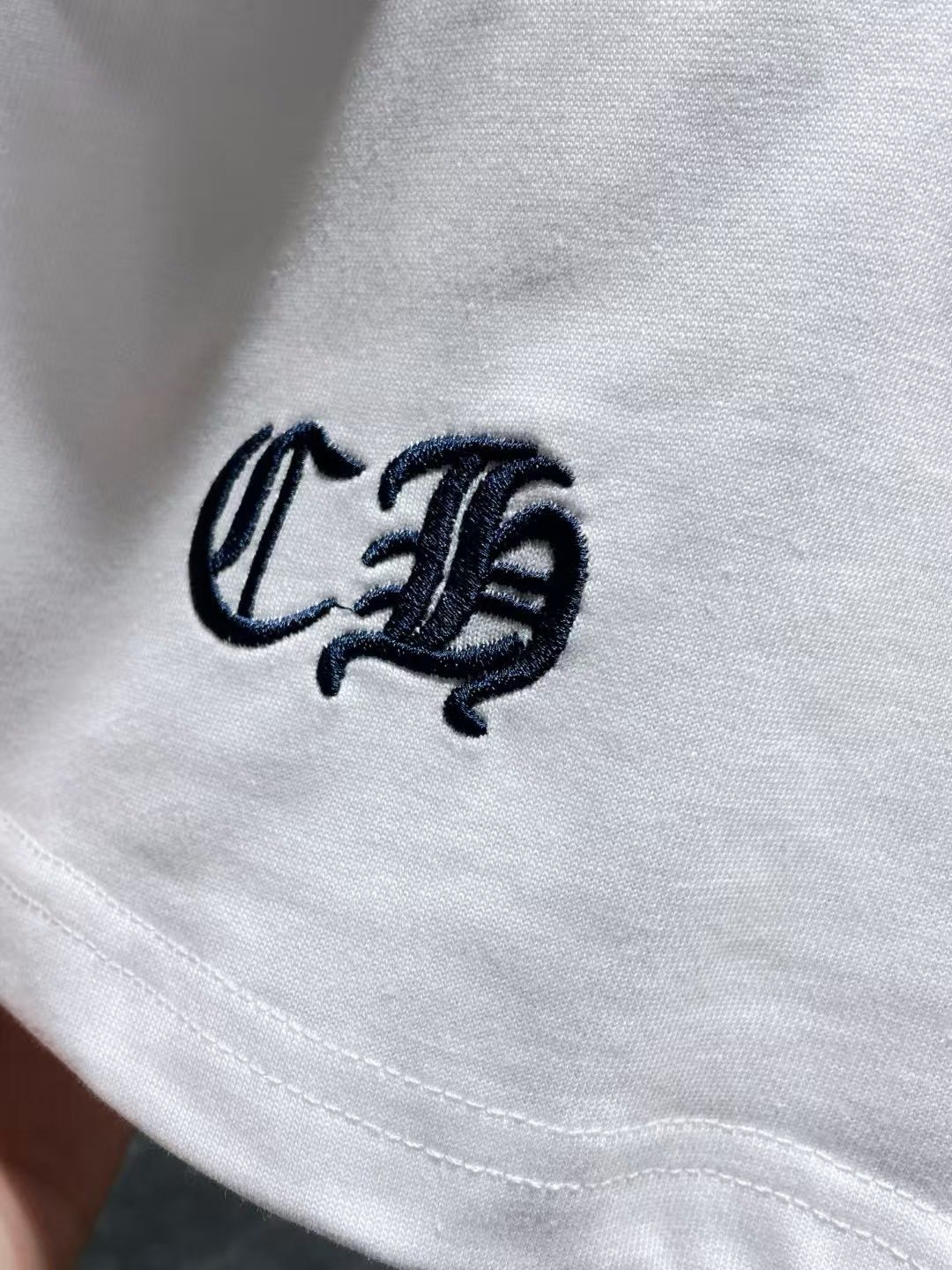 Chrome Hearts horseshoe embroidered short sleeve T-shirt（CH-8637）