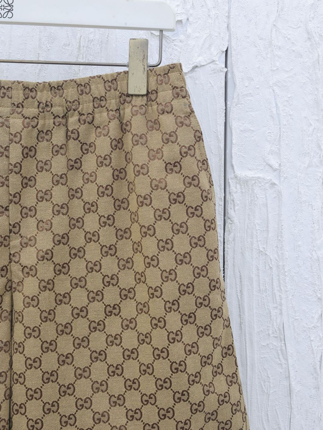 GUCCI Short de Lino y GG （102953）