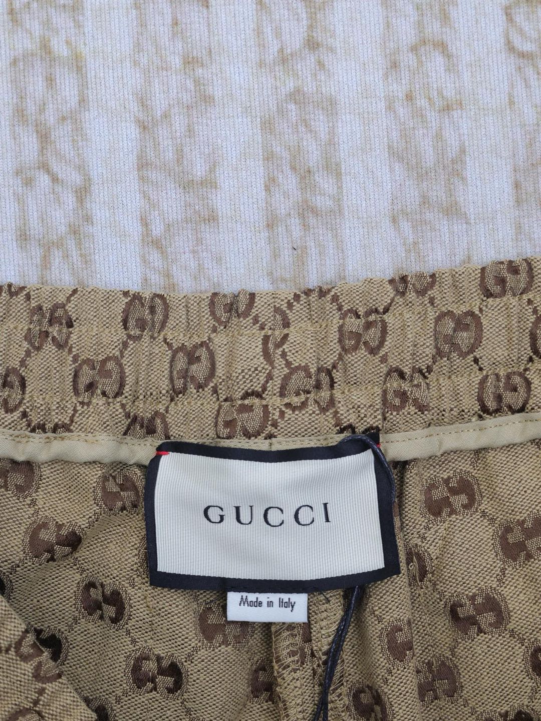 GUCCI Short de Lino y GG （102953）