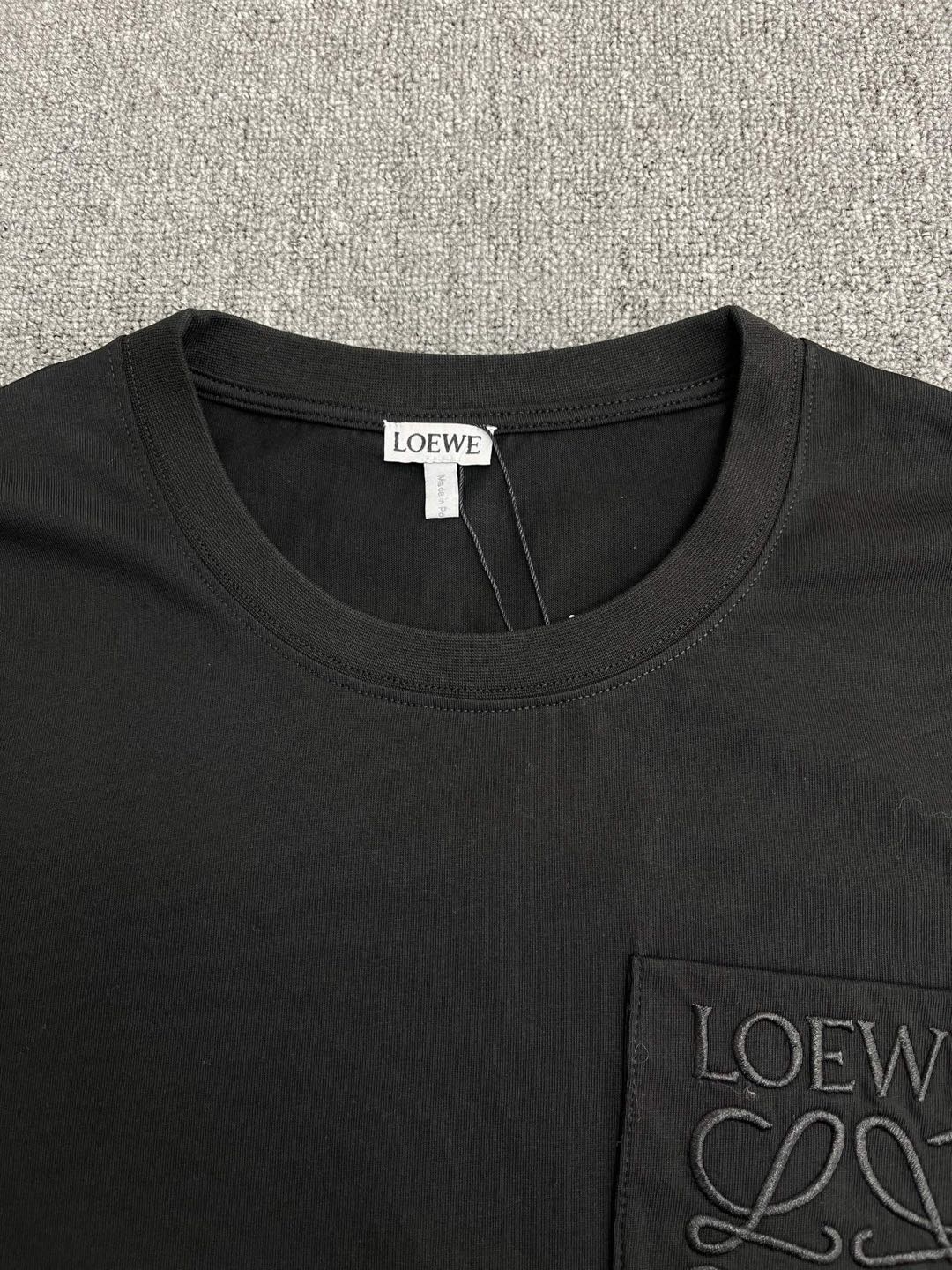 Loewe Relaxed Fit T-Shirt 'Black'（H526Y22XBC-1100）