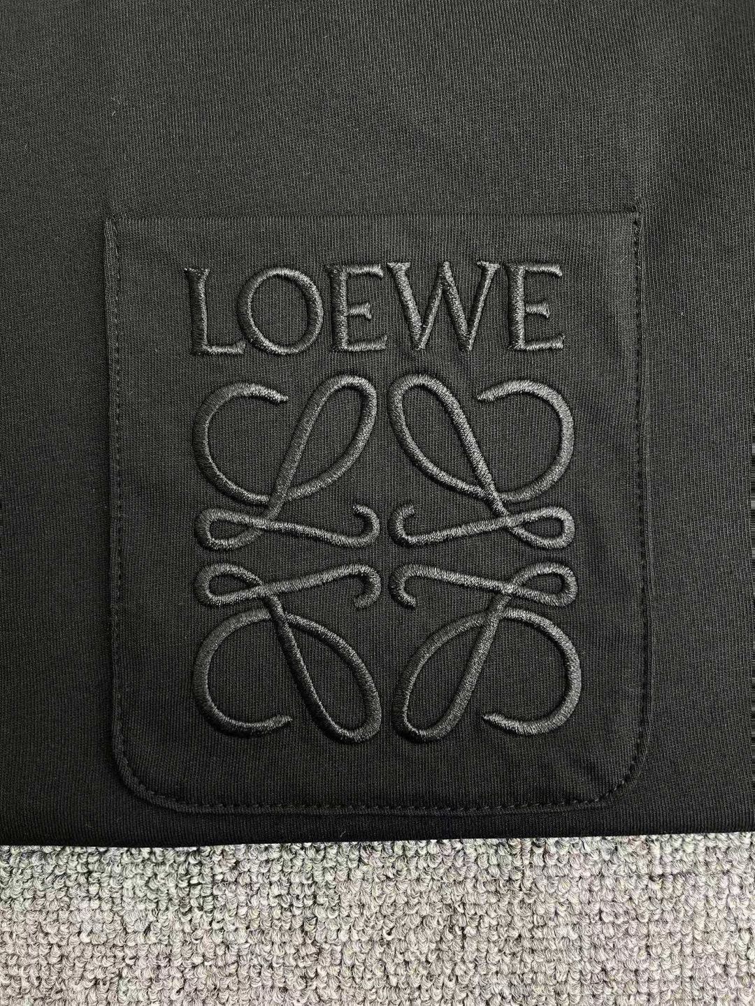Loewe Relaxed Fit T-Shirt 'Black'（H526Y22XBC-1100）