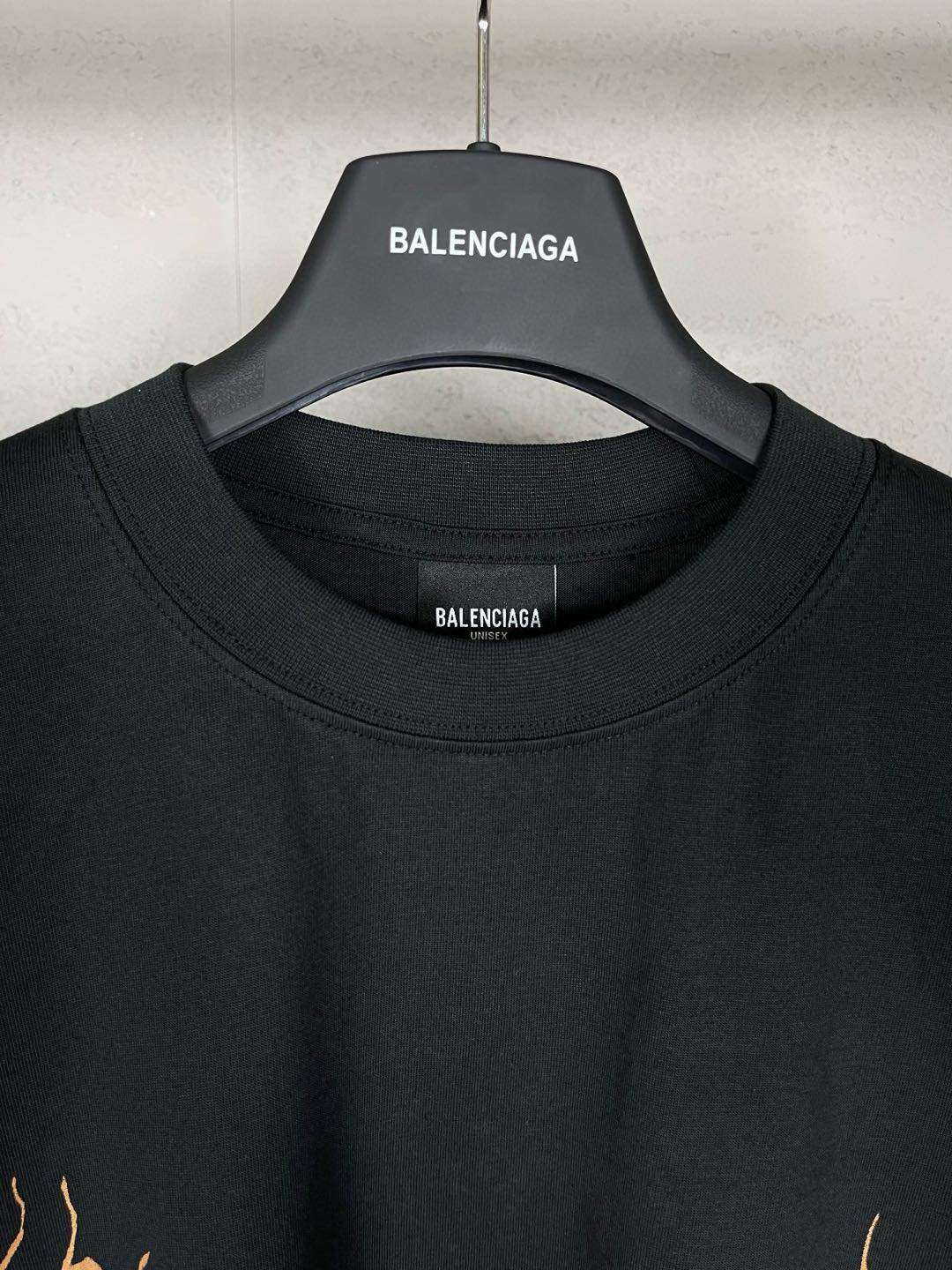 Balenciaga Logo Printed Crewneck Sweatshirt（739783TOVE1 1055）