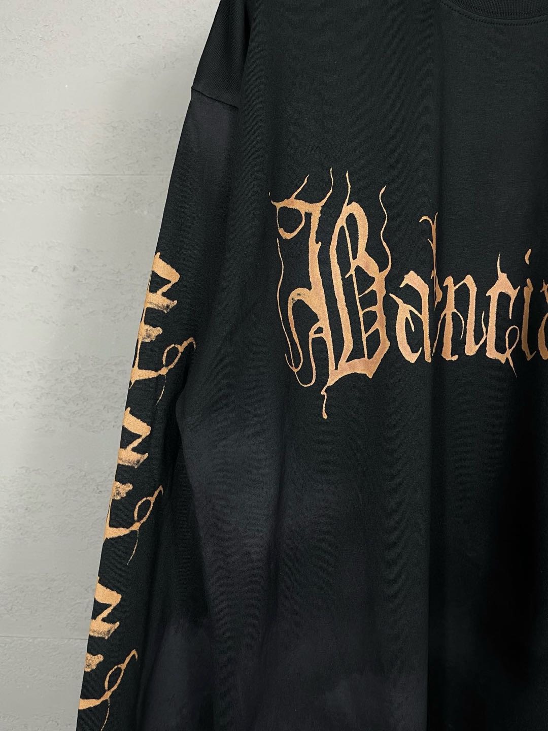 Balenciaga Logo Printed Crewneck Sweatshirt（739783TOVE1 1055）