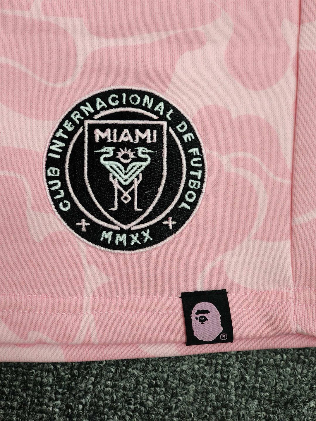 BAPE x INTER MIAMI CF camouflage sweatpants（1J73153903）