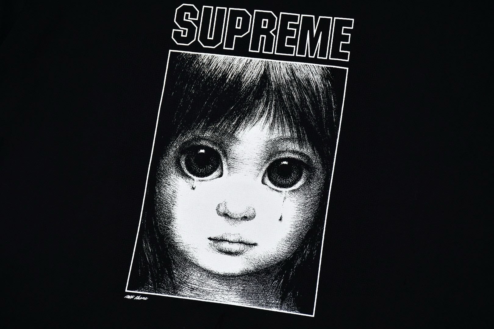 Supreme Margaret Keane Teardrop Tee "Black"（SUP-SS24-204）