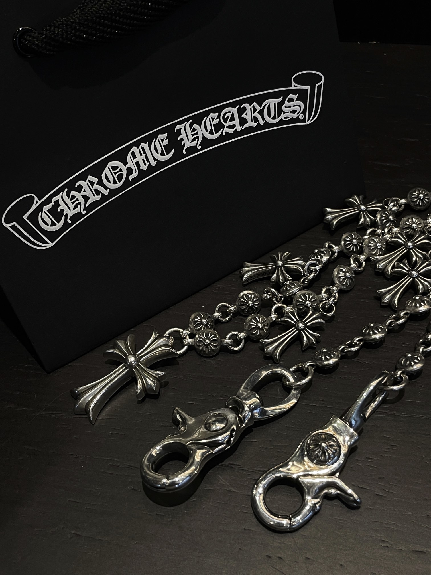 Chrome Heart Cross Beaded Pants Chain （CHROME HEARTS 405）