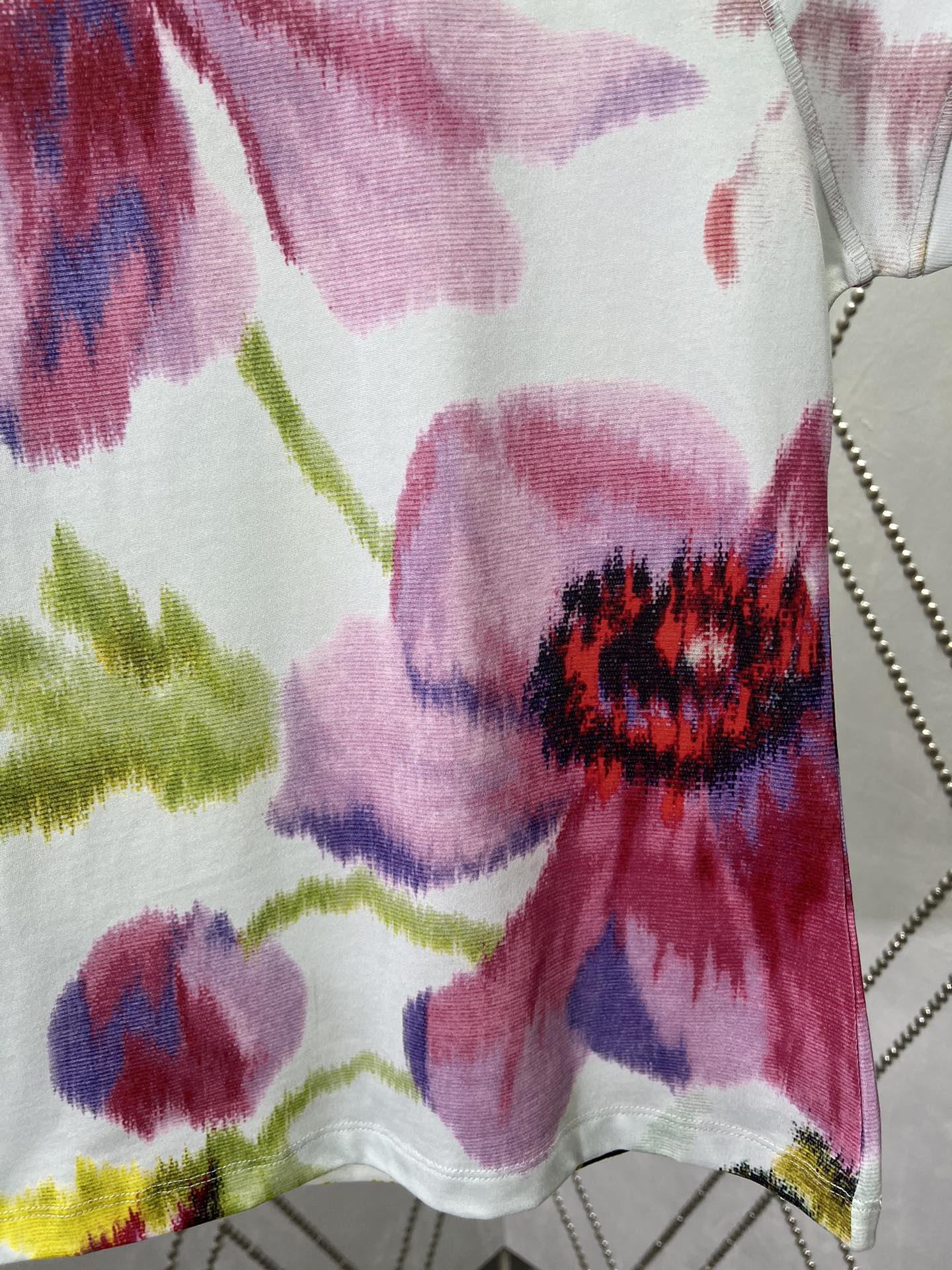 LOEWE Floral Print T-Shirt Small Fit（S359Y22X95-5459）