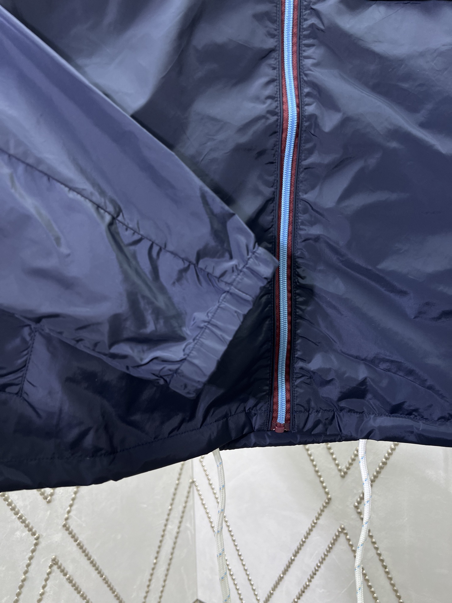 Prada Navy Jackets (SGC864-1WQ9-F0ABB-S-OOO）