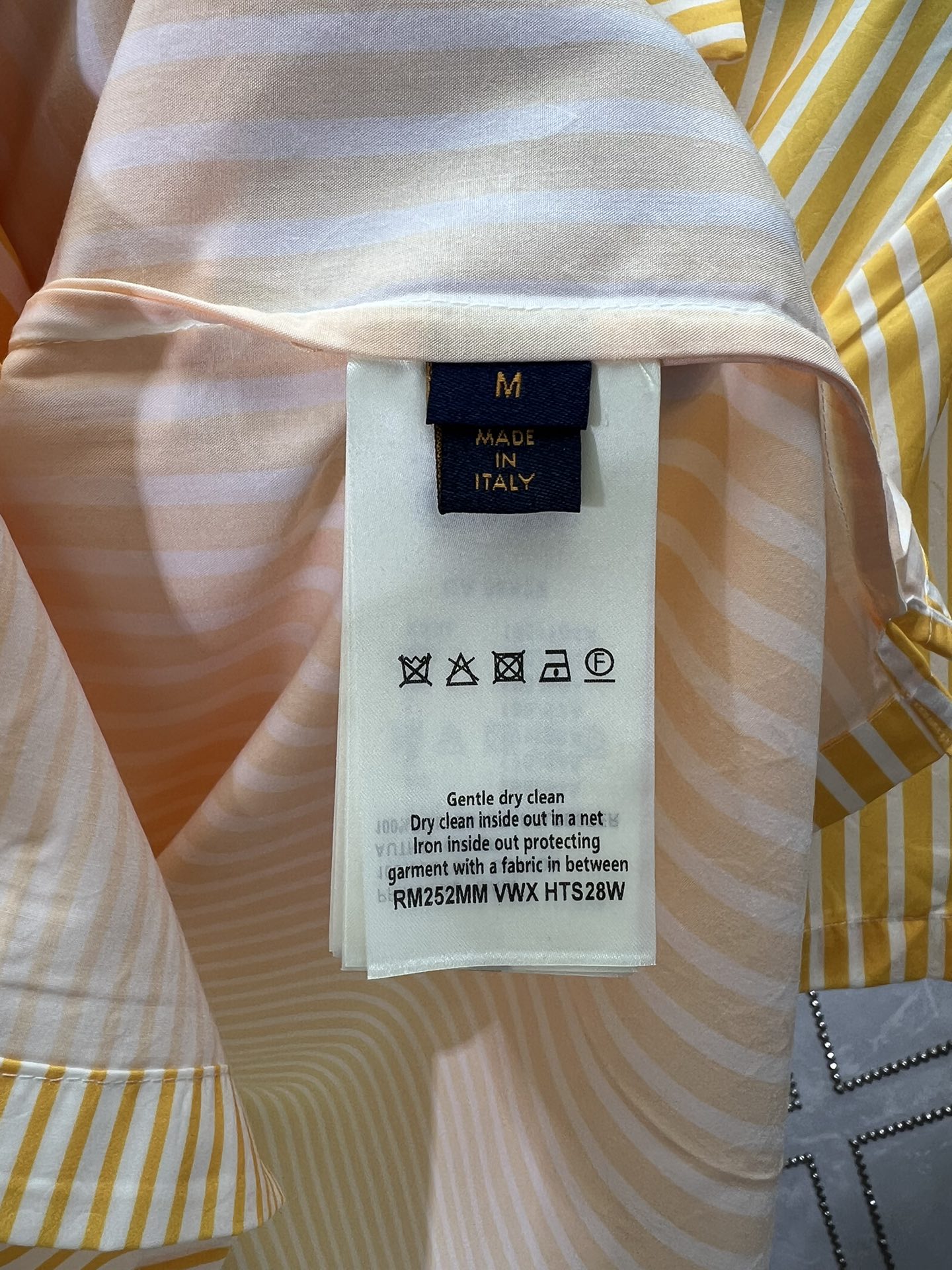 Louis Vuitton Yellow Cotton Shirt（1AHVWV）