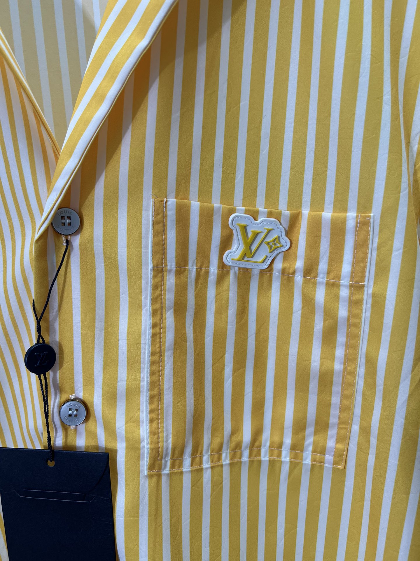 Louis Vuitton Yellow Cotton Shirt（1AHVWV）