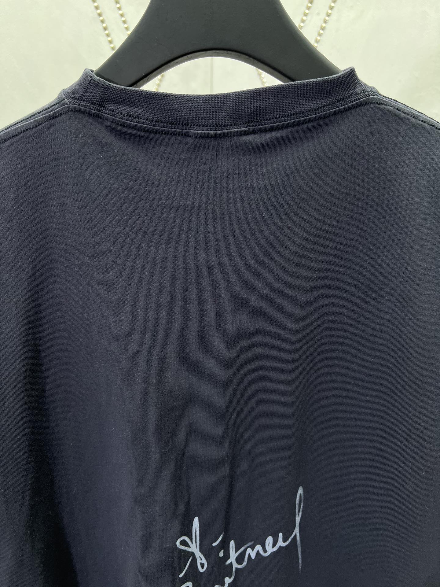 Balenciaga Britney Spears Series Oversized T-shirt in Faded Black /blue（850345TTVJ61041）