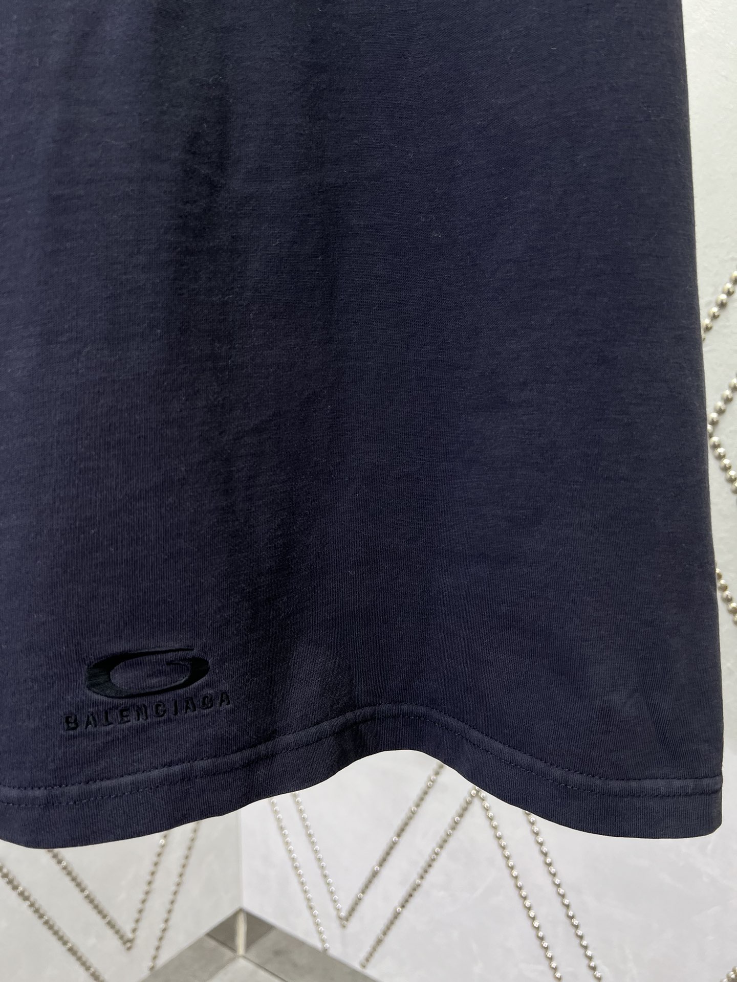 Balenciaga Britney Spears Series Oversized T-shirt in Faded Black /blue（850345TTVJ61041）