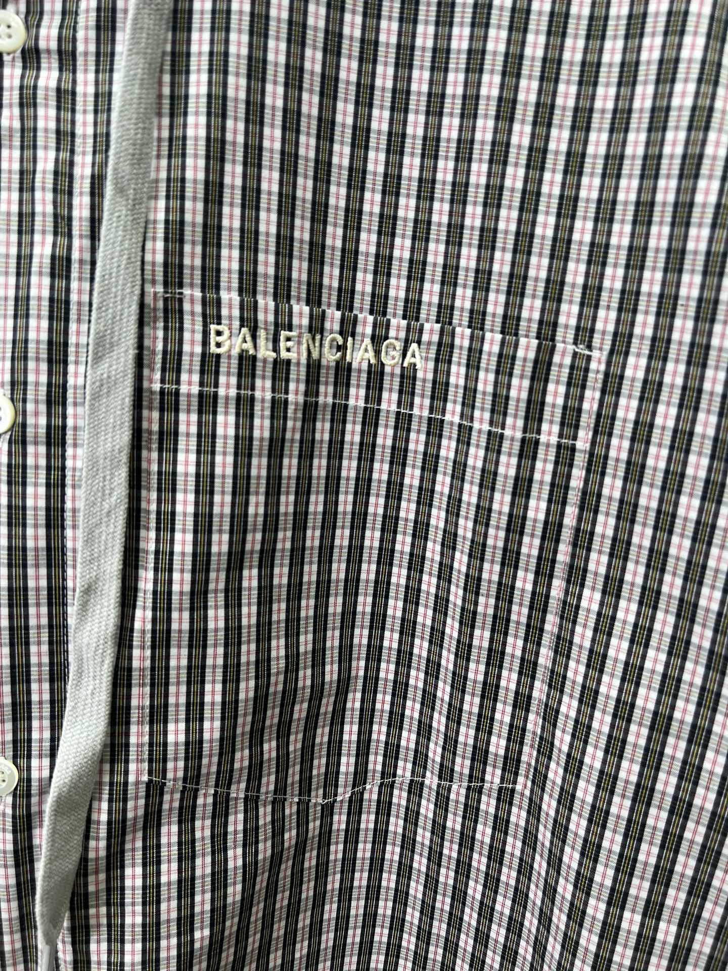Balenciaga Tartan Hooded Shirt（831570TSM079364）