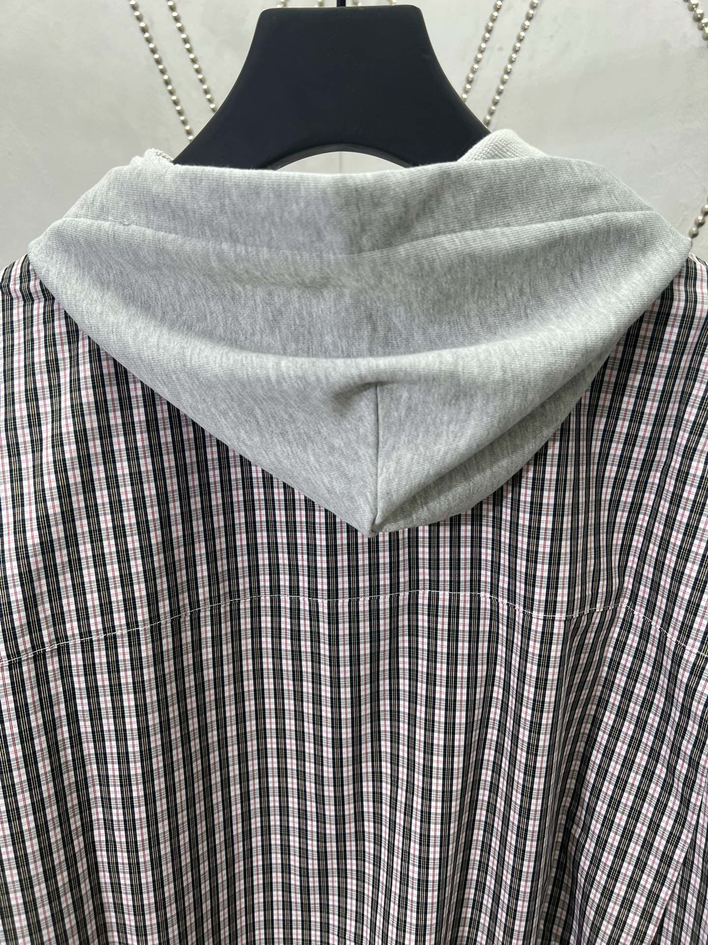 Balenciaga Tartan Hooded Shirt（831570TSM079364）