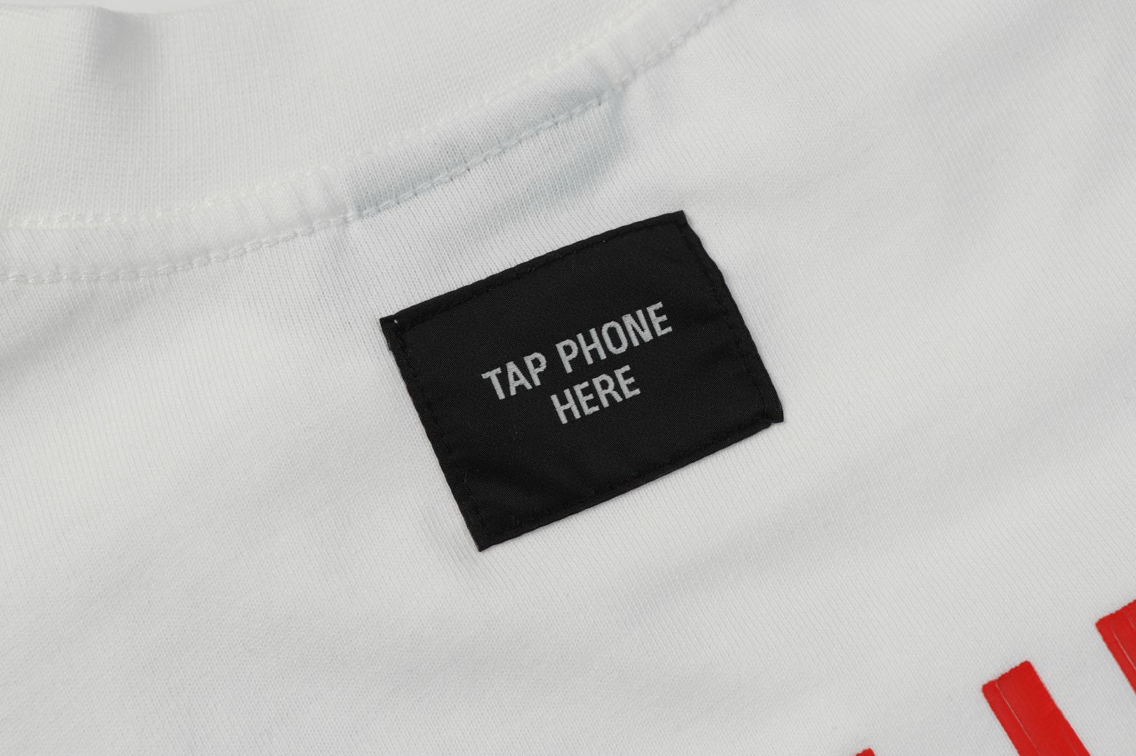 Balenciaga printed short-sleeved T-shirt "Red"（739028TQVA11568）