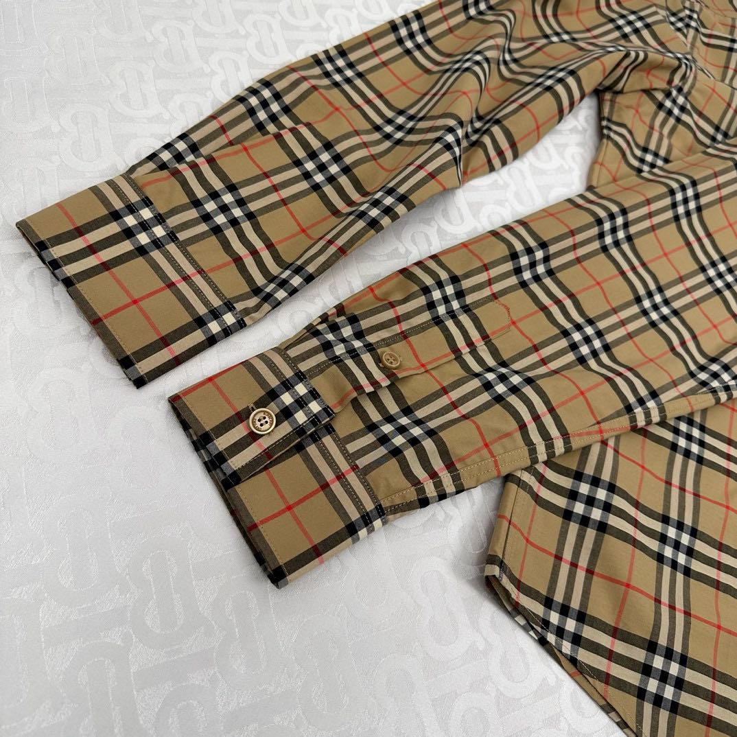 Burberry plaid shirt（80277781）