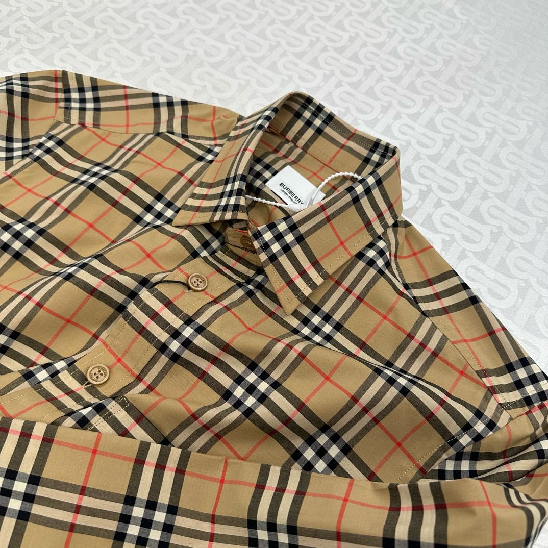 Burberry plaid shirt（80277781）