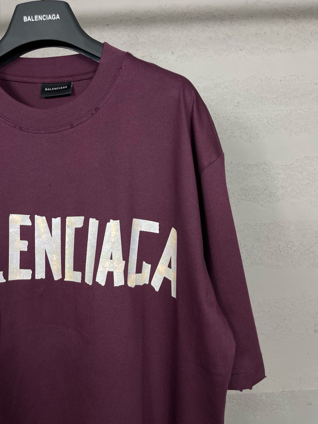 Balenciaga Tape Letters T-Shirt（124774）