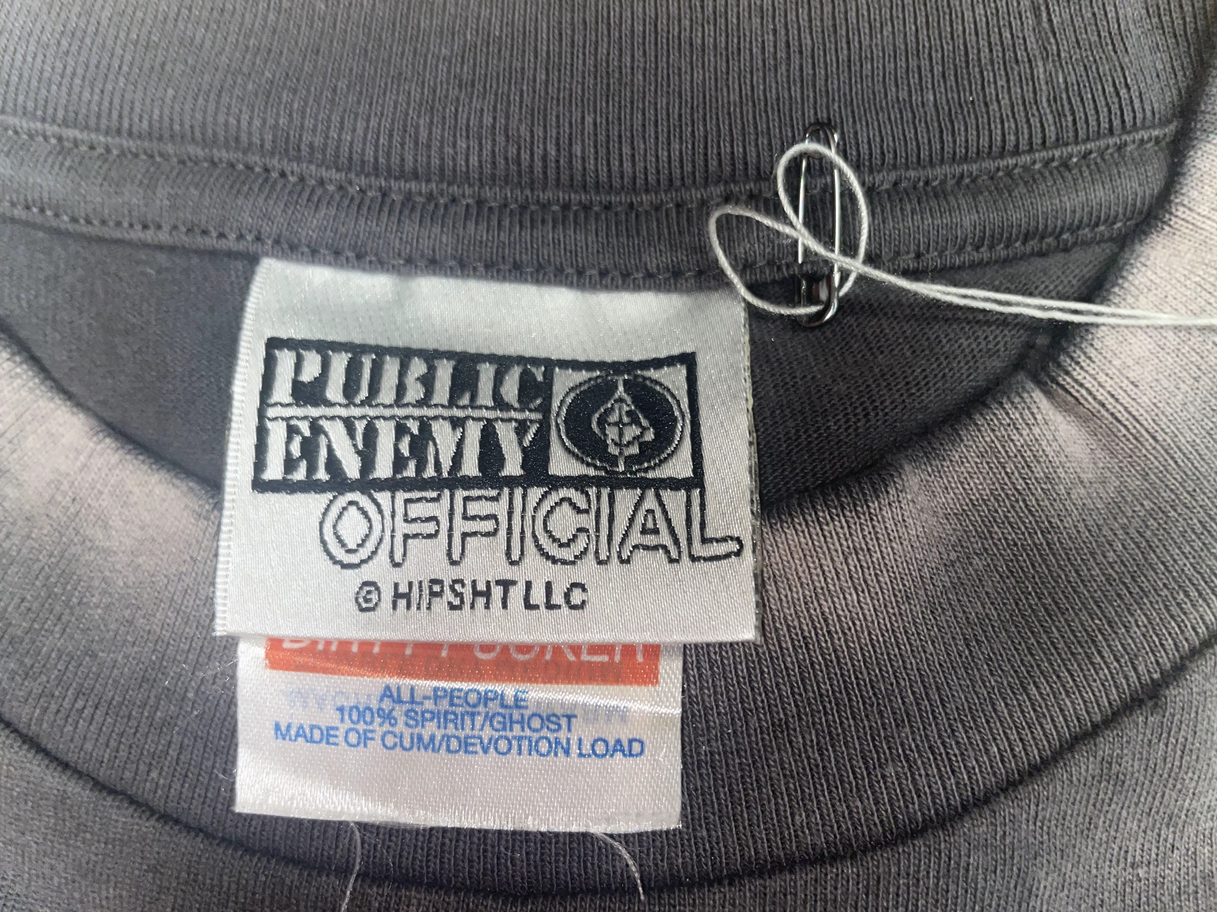 SAINT Mxxxxxx x Public Enemy SS Tee "Black" (SM-YS1-0000-C18）