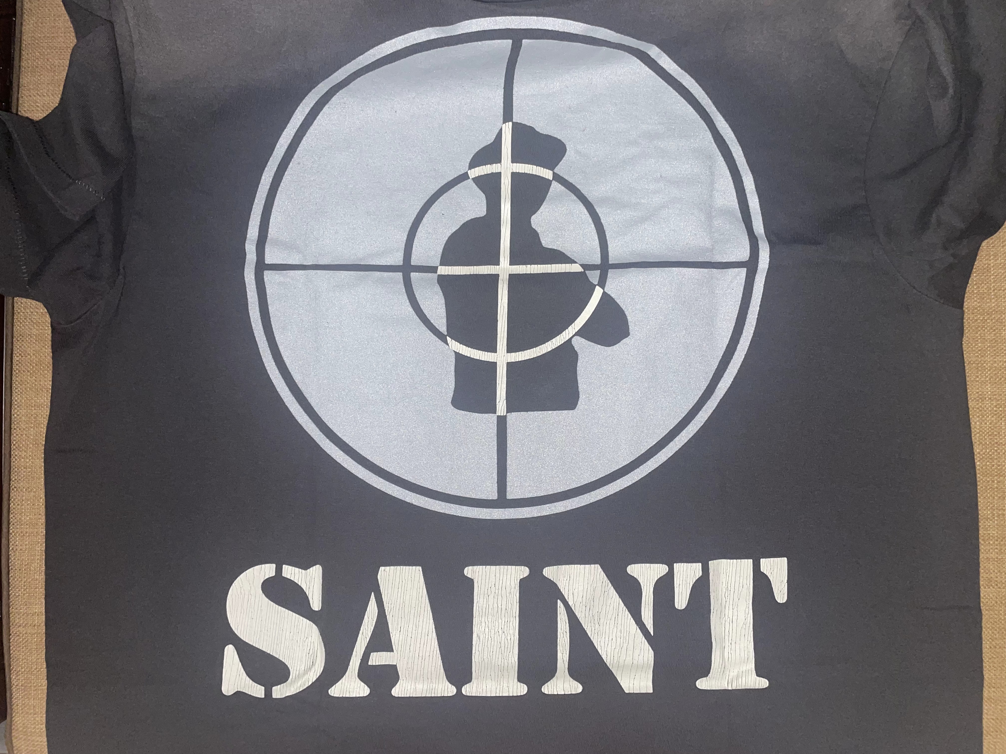 SAINT Mxxxxxx x Public Enemy SS Tee "Black" (SM-YS1-0000-C18）