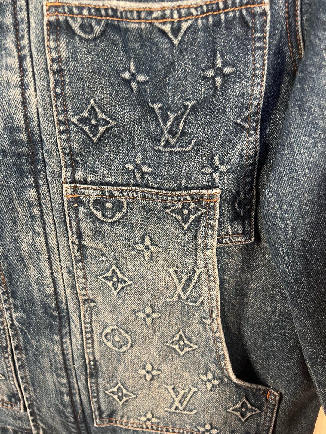 Louis Vuitton denim jacke（1ABJ75）