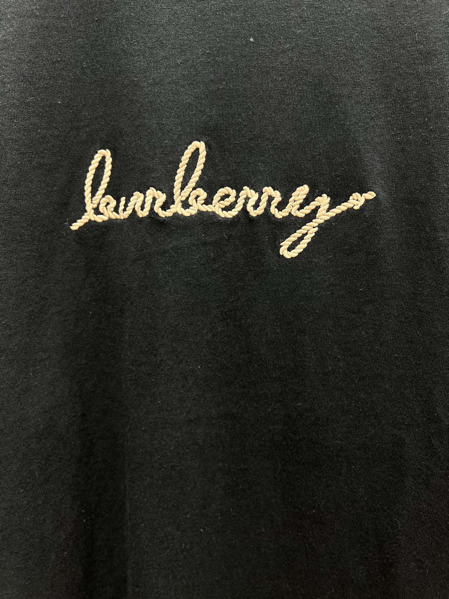 BURBERRY Checked Equestrian Rider Logo Cotton Tee Shirt （81098991）