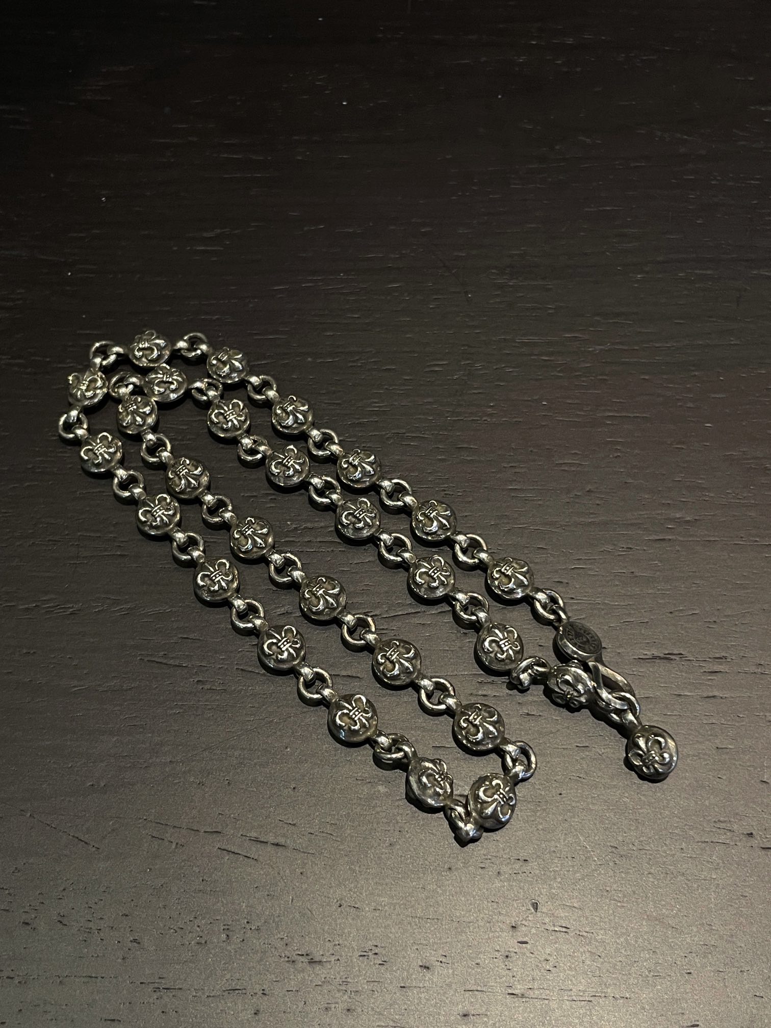 Chrome Hearts Cross Bead Necklace（CHROME HEARTS 397）