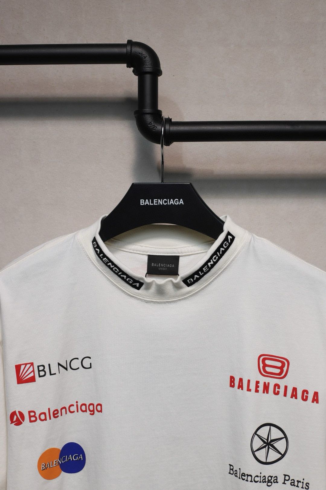 BALENCIAGA TOP LEAGUE T-shirt oversize (770919TPVE99000）