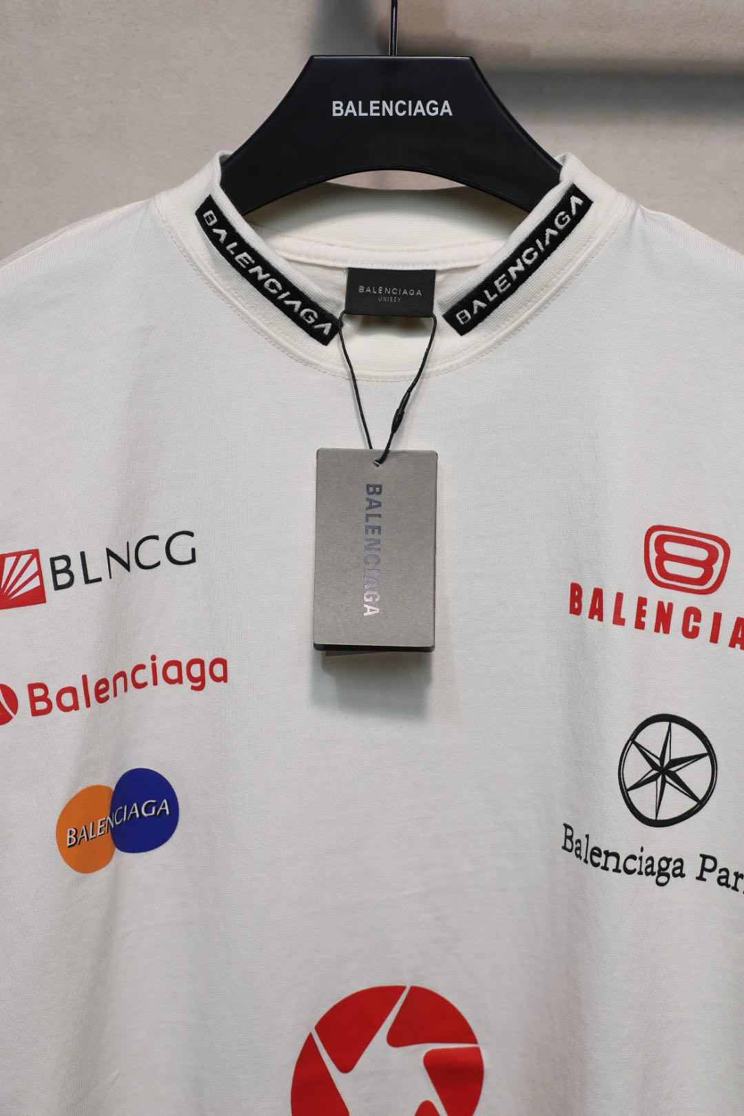 BALENCIAGA TOP LEAGUE T-shirt oversize (770919TPVE99000）