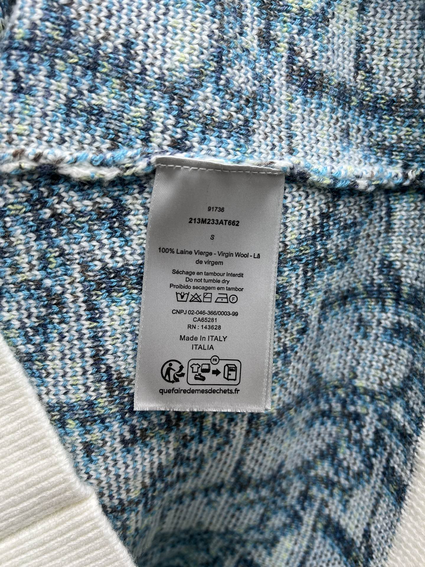 Dior Oblique Jacquard Cardigan（213M233AT662-C085）