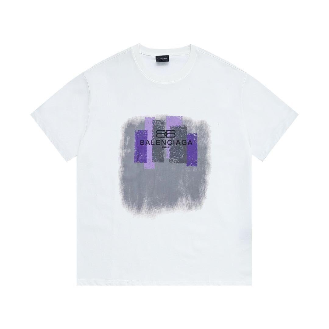 Balenciaga letter print T-shirt（124736）