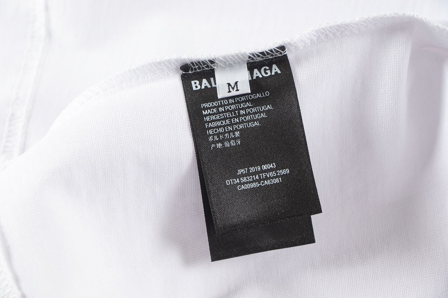 Balenciaga letter print T-shirt（124736）