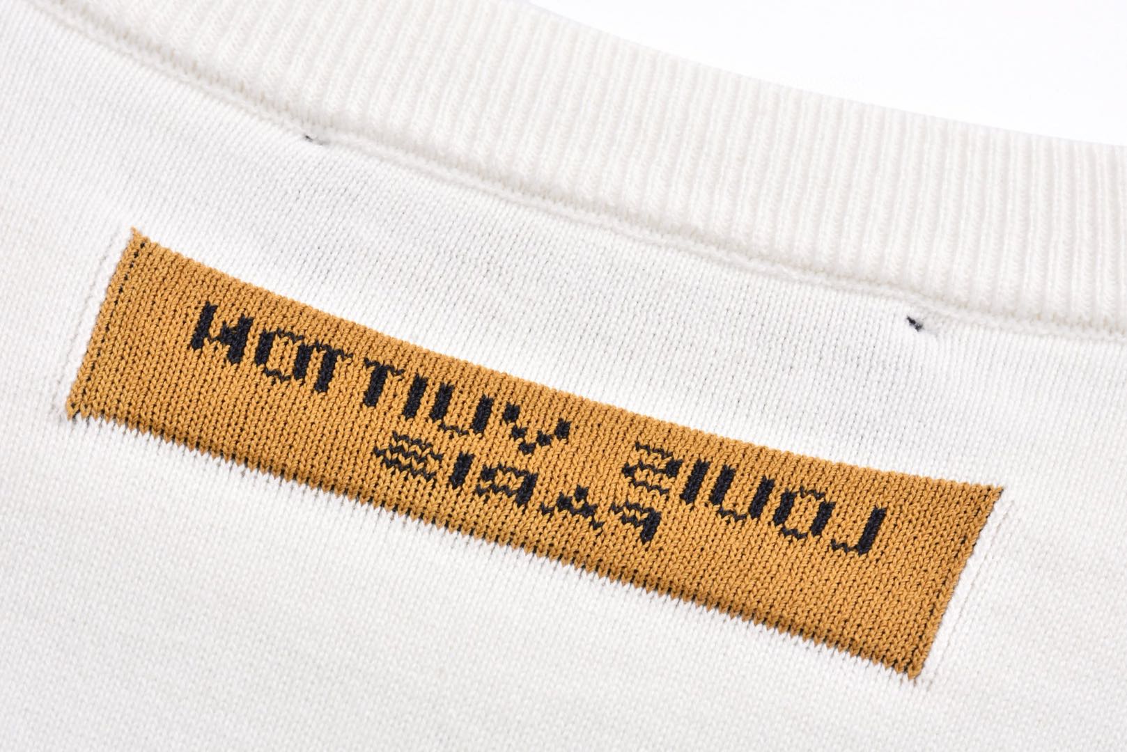 Louis Vuitton Monogram Comics Intarsia Short-Sleeved CrewneckMulticolor(1AB54D)