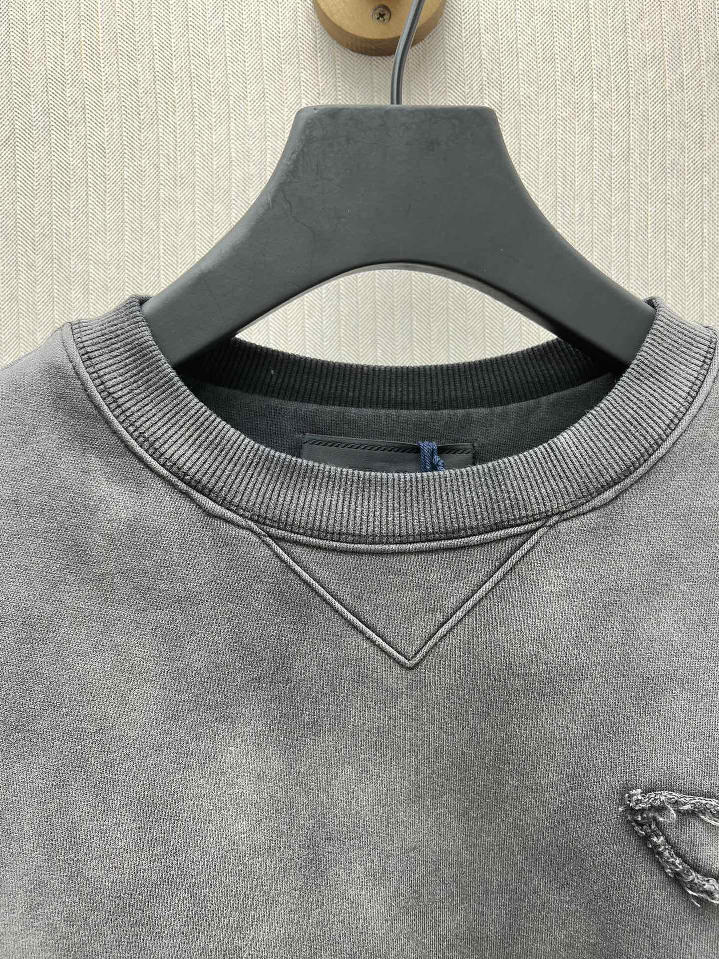 PRADA garment-dyed cotton (UJL26A-13BG-F0002）