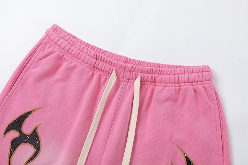 Hellstar x Complex Sports Flame Shorts 'Pink（HSBC002-PNK）