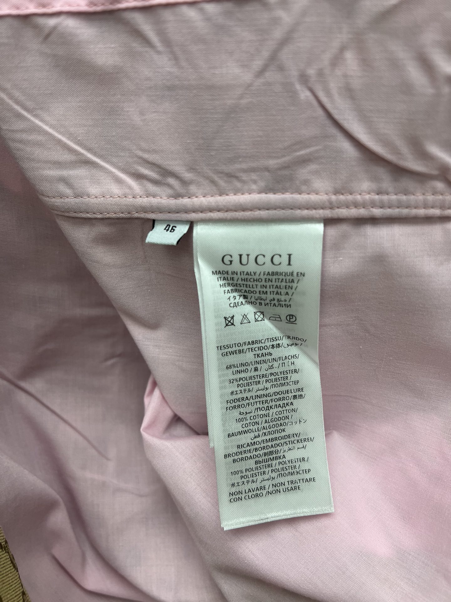GUCCI embroidered canvas and linen blend jacket（834304-ZAM7G-2580）