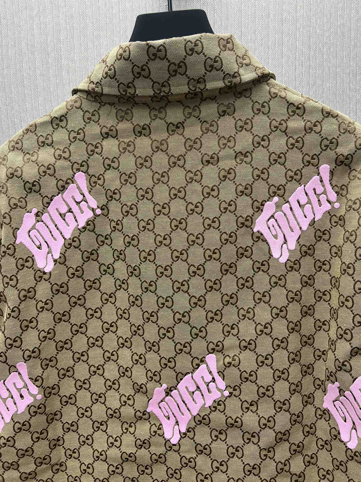 GUCCI embroidered canvas and linen blend jacket（834304-ZAM7G-2580）