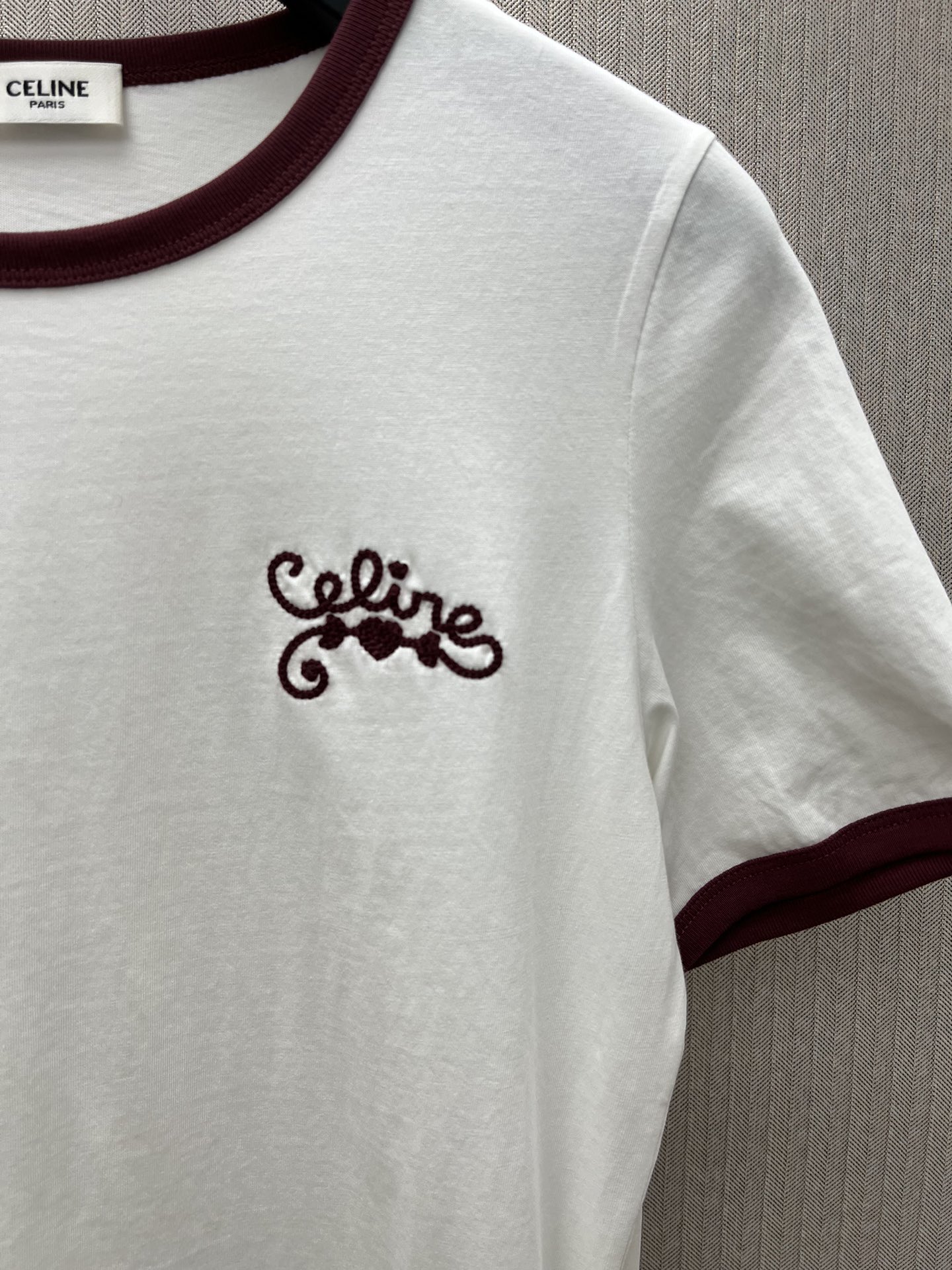 CELINE T-shirt in cotton jersey (RX0CV507Z-01WX）