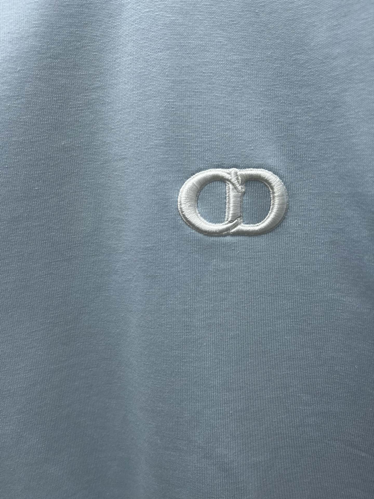 Dior CD logo cotton T-shirt（943J605A0554-C582）