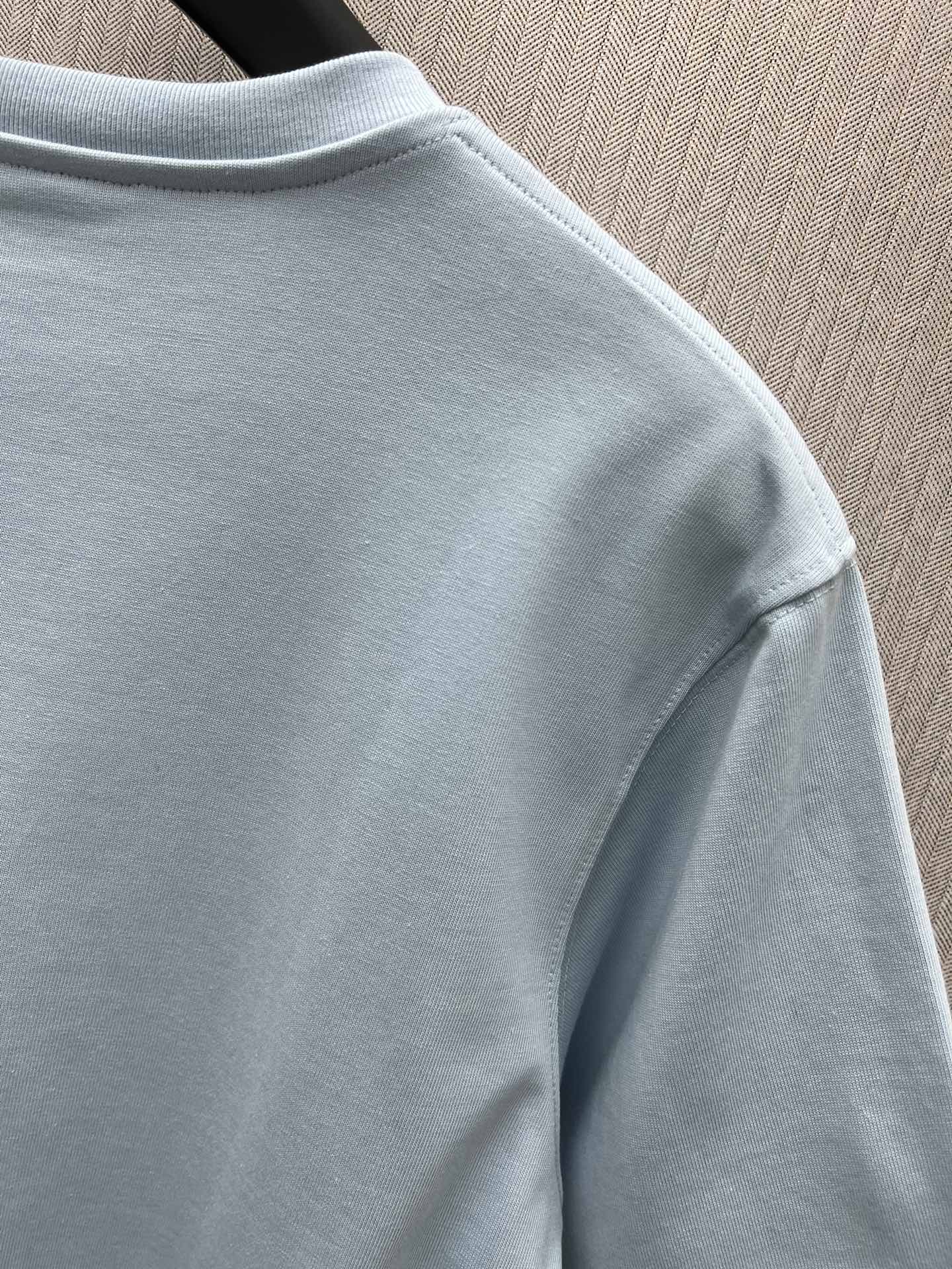 Dior CD logo cotton T-shirt（943J605A0554-C582）