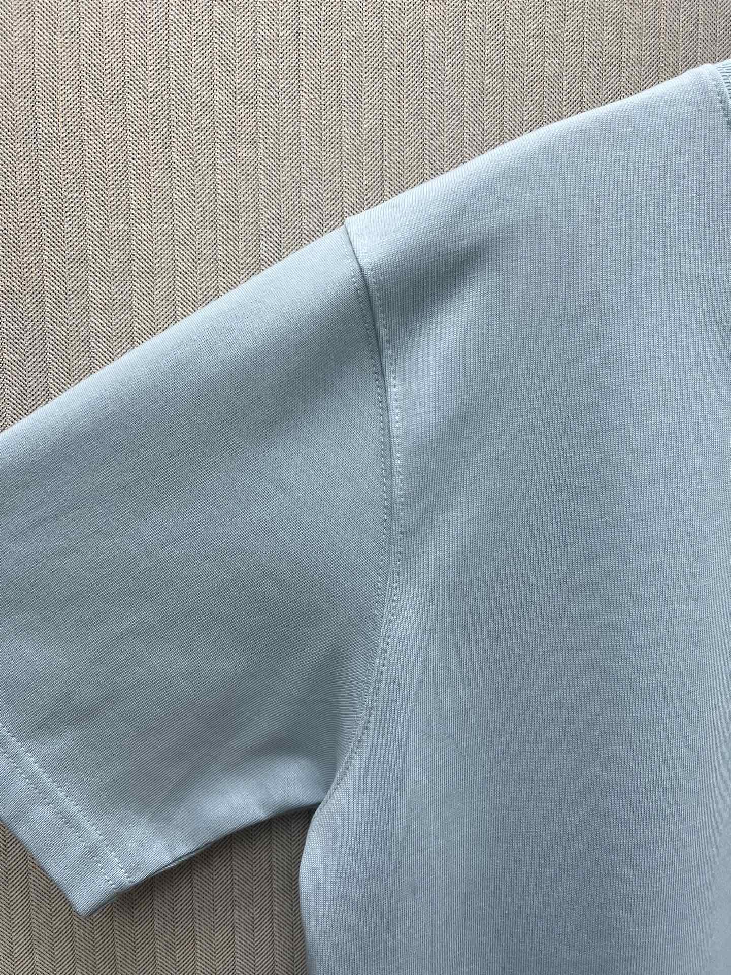 Dior CD logo cotton T-shirt（943J605A0554-C582）